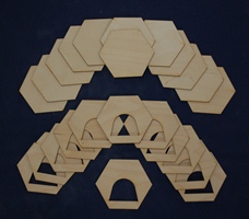 PD-11009 Hex Set with Half Circle Shaped Hole