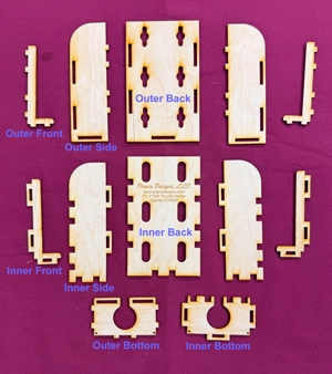 Proto Throttle Holder Parts