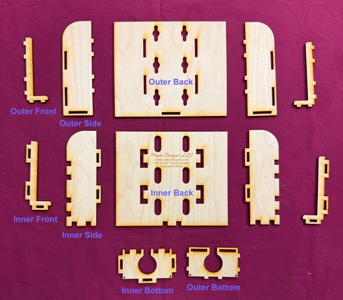 Proto Throttle Holder Parts