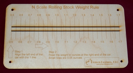 HO Scale Rolling Stock Weight Rule